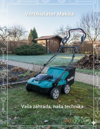 Chcete mať trávnik vždy v špičkovej kondícii bez námahy a s výkonným nástrojom po ruke? MAKITA UV001GZ - AKU VERTIKUTÁTOR...