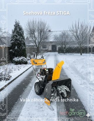 Chcete rýchle a spoľahlivé odpratanie snehu na veľkých plochách bez zdržania? SNEHOVÁ FRÉZA STIGA SNOW ST 5262 P...
